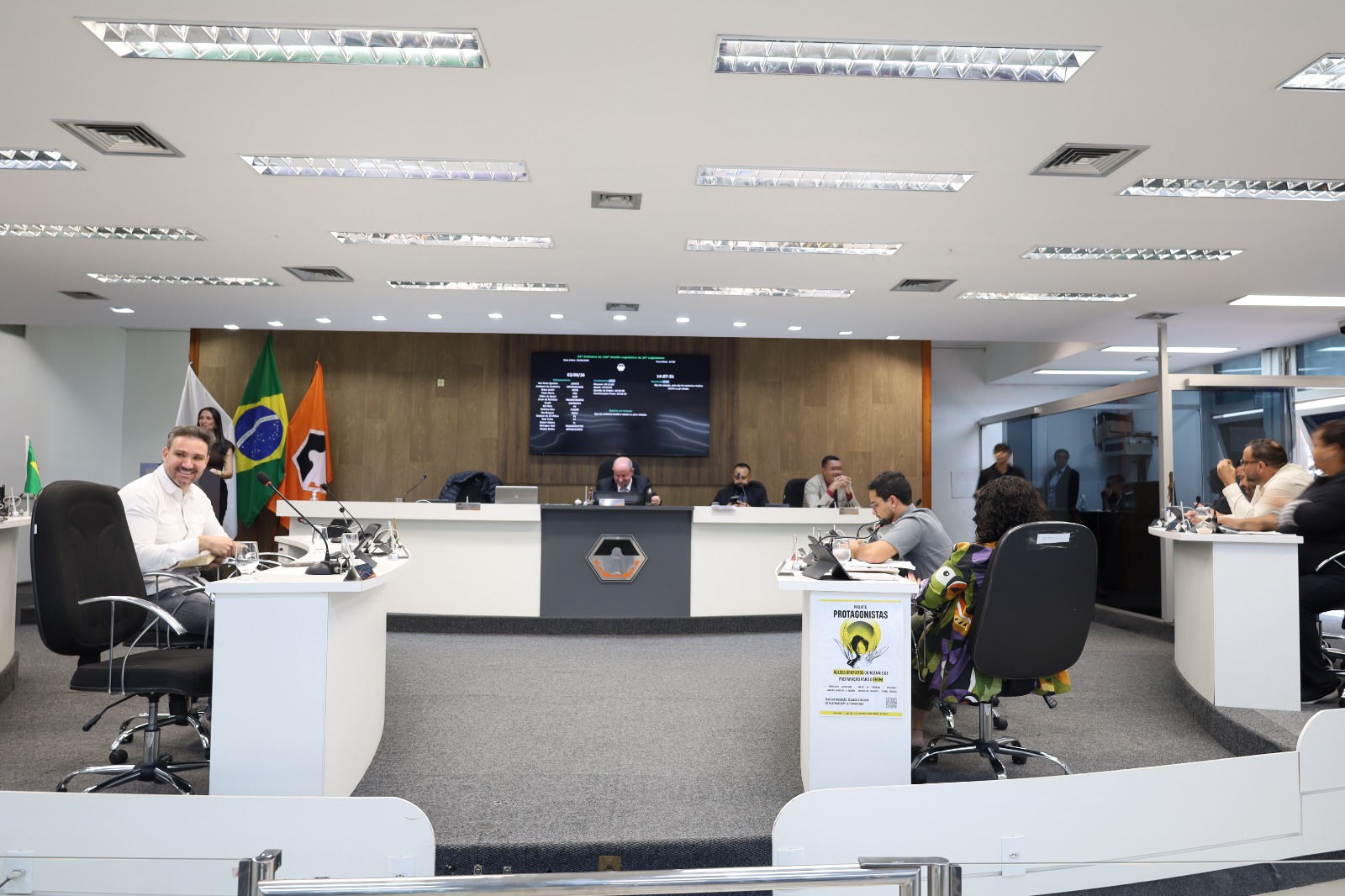 Vereadores aprovaram dois projetos durante 32ª Reunião Ordinária