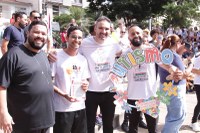 Vereadores participam da “Caminhada Inclusiva de Conscientização ao Autismo”