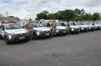 Vereadores participam de entrega das 35 viaturas para 7ª Região da Polícia Militar